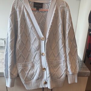 Needle & Thread Diamond Knit Cardigan